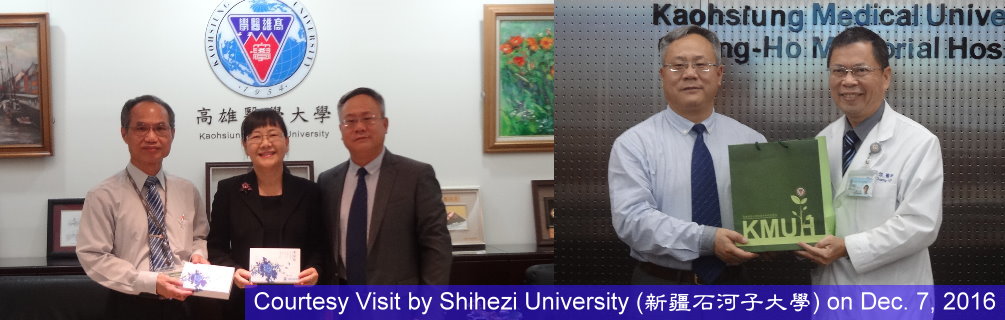 Shihezi University Visit heads caption