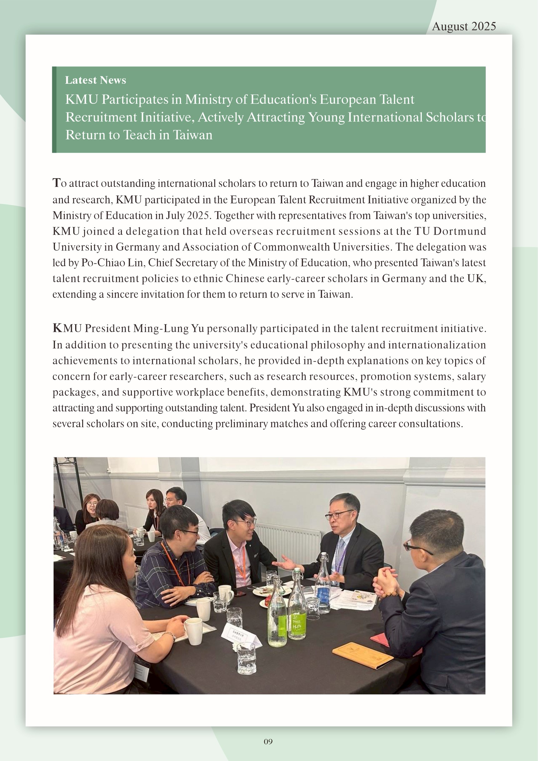 KMU Newsletter 09