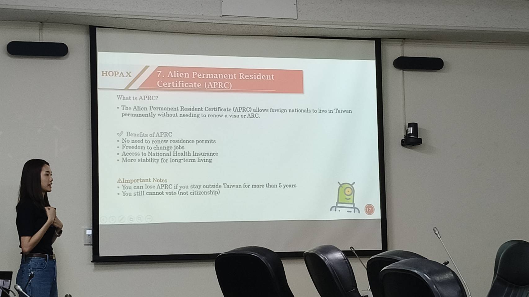 講師分享永久居留證申請經驗